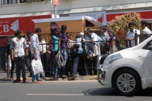 Mumbai June 04 :- Huge numbers of people using short-cut for road crossing opp/near IMC Building, Churchgate in Mumbai. ( pic by Ravindra Zende )